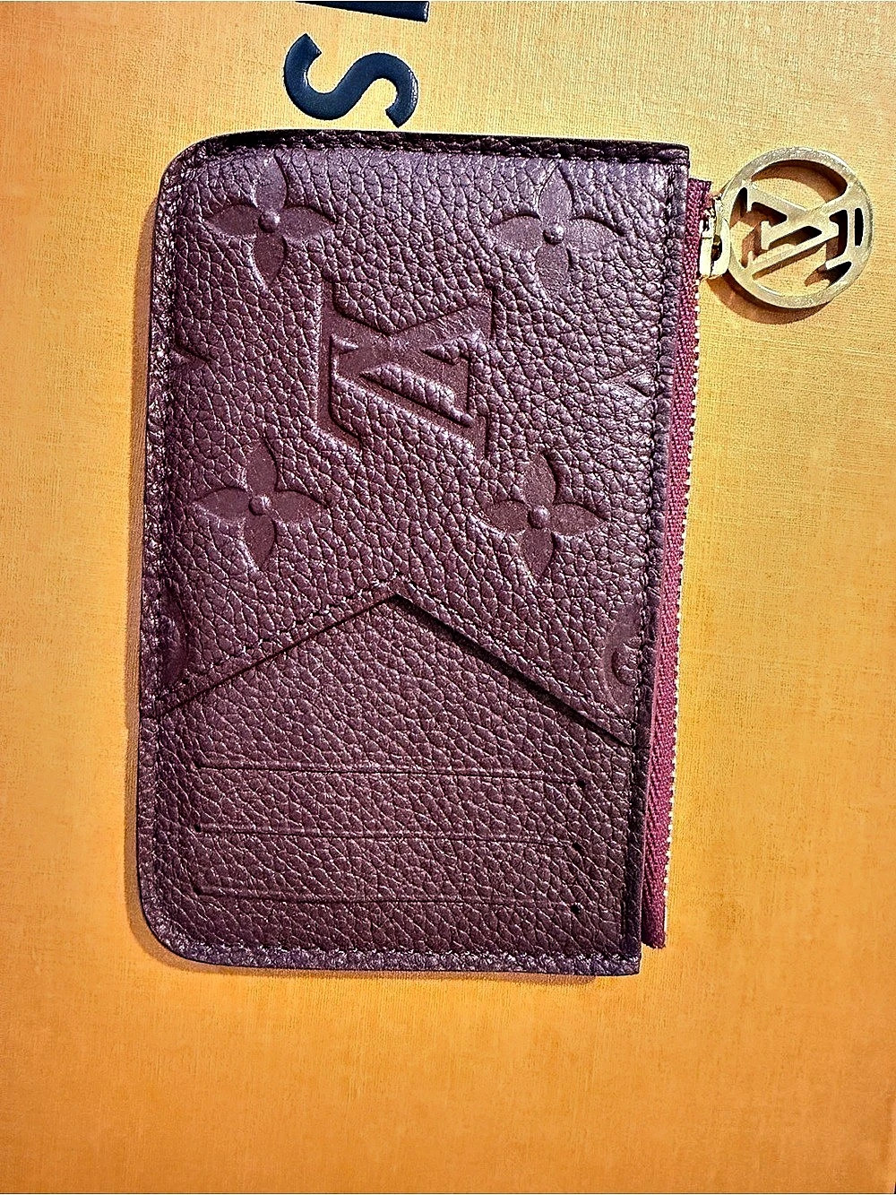 Louis Vuitton Romy Card Holder Garnet